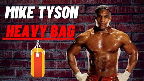 mike tyson bag work|mike tyson punching bag.